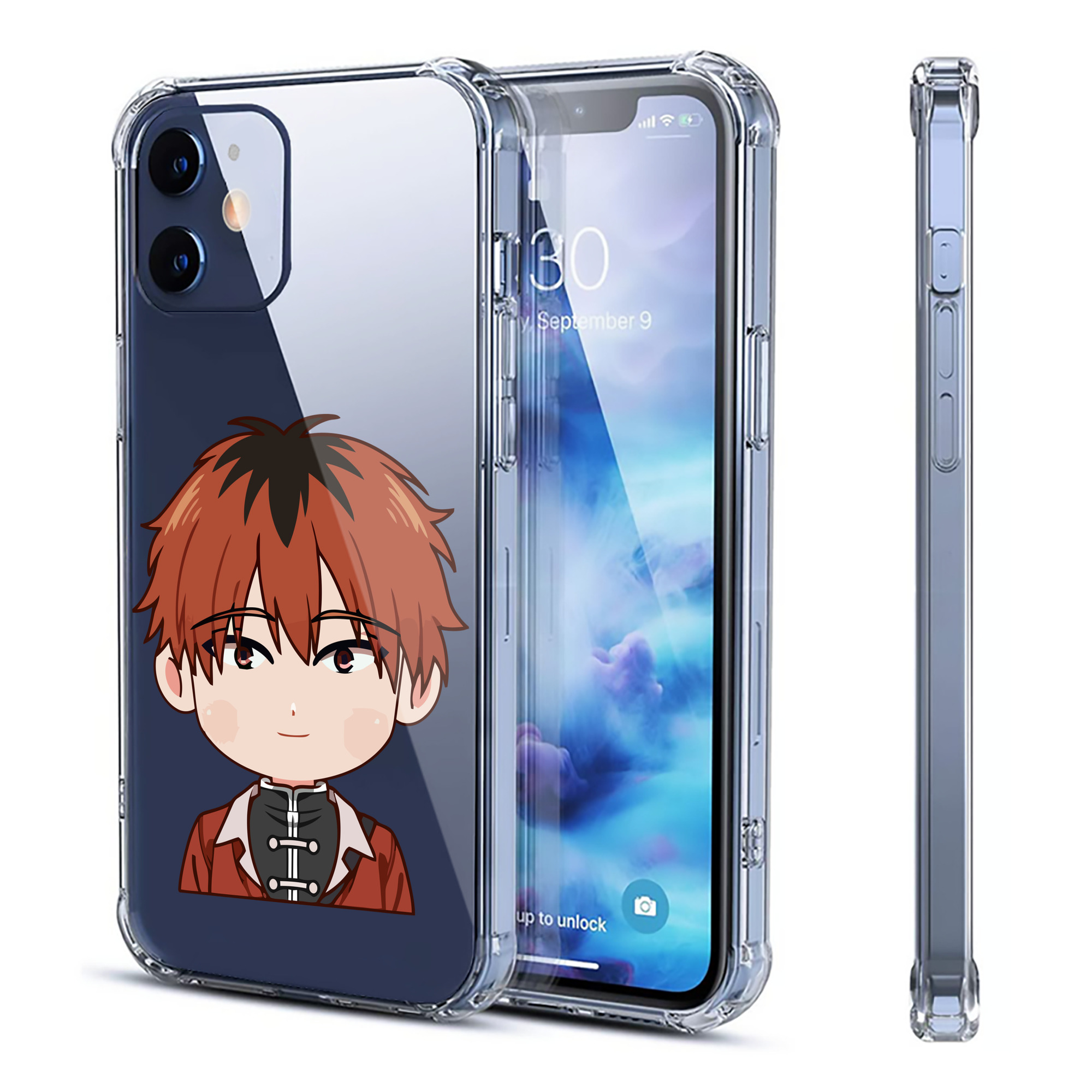 （画像用） 葬送のフリーレン Frieren 【iPhone 12シリーズ対応】透明スマホケース（クリアソフトケース）